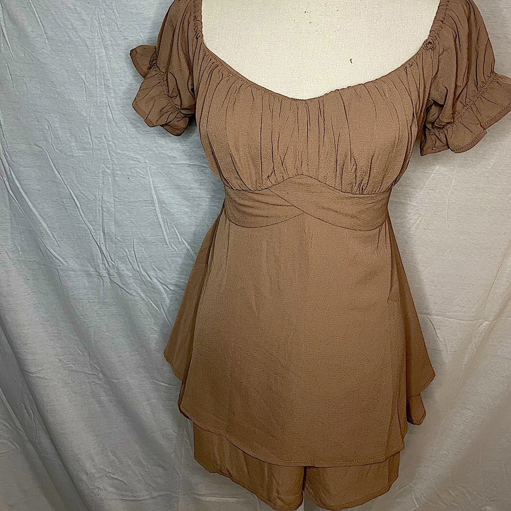 Light Brown Romper/Dress